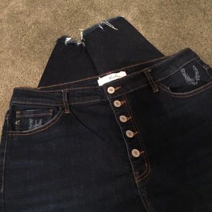 KanCan High Rise Dark Denim Skinny Jean